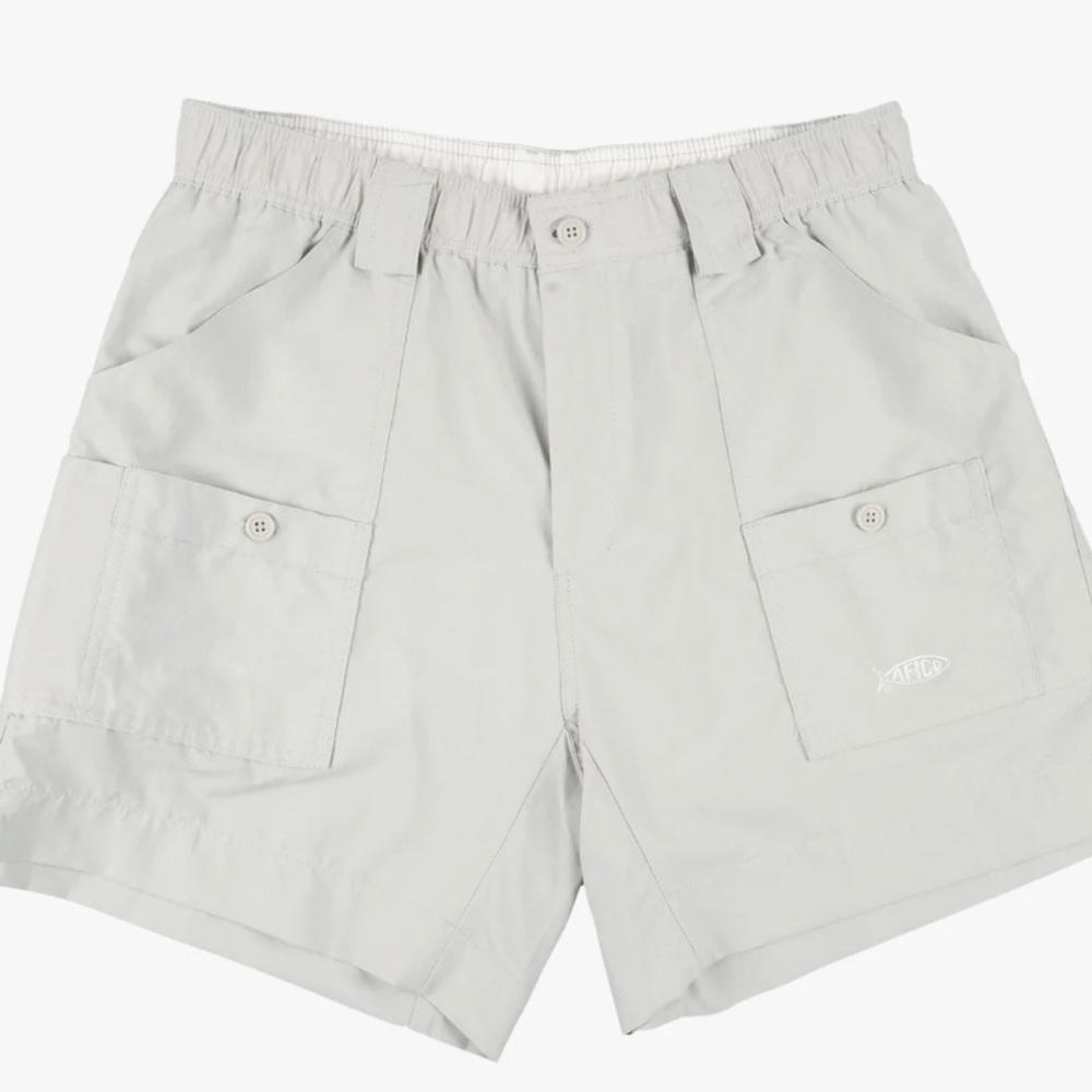 Aftco Men's size 36 Fishing Shorts light kaki or bone no stains great condition